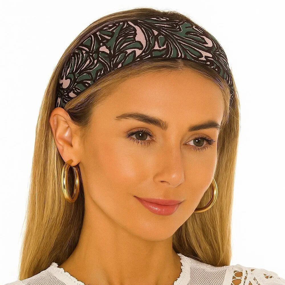 Cleobella x The Good Trade Organic Cotton Printed Headband NWT